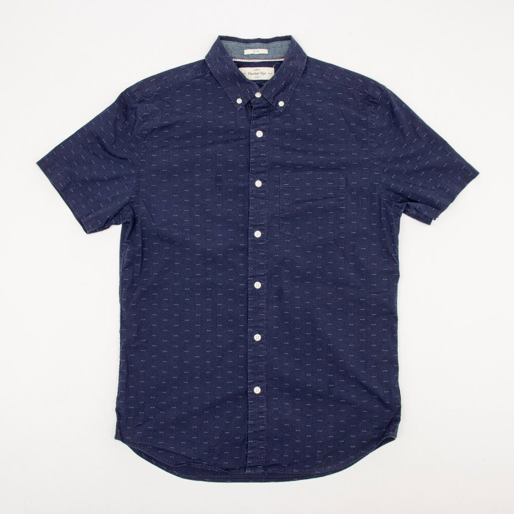 Hawker Rye Slim Fit Button Down Shirt Size Medium